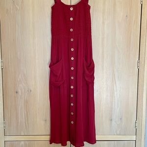 🎀 Women’s button up midi dress size small 🎀